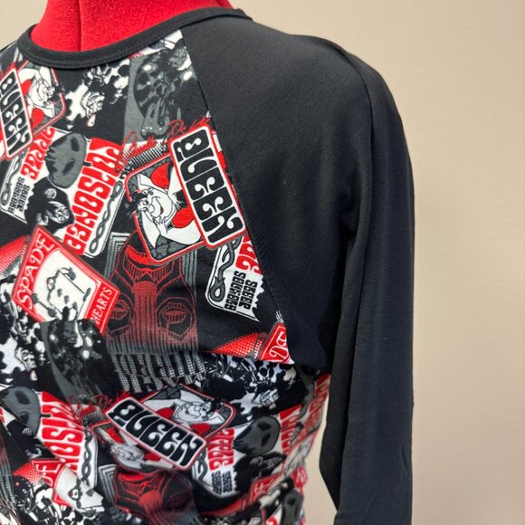 LuLaRoe Randy Tee  NEW size S DisneyVillain Queen of Hearts Alice - Picture 2 of 13